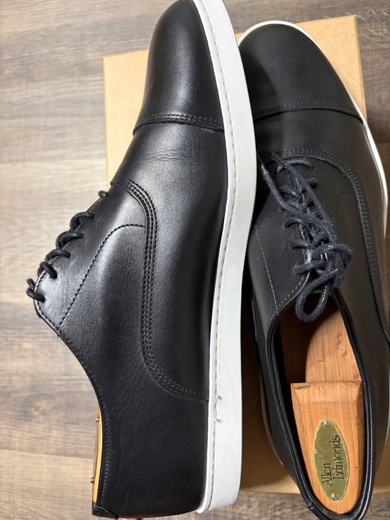 Allen Edmonds Park Ave 2.0 Dress Sneaker Black Leather 11.5 E Wide main image 6